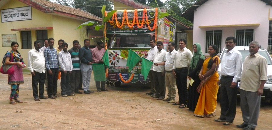 ಮೂಡಿಗೆರೆ: ರೈತ ಯಾತ್ರೆಗೆ ಚಾಲನೆ